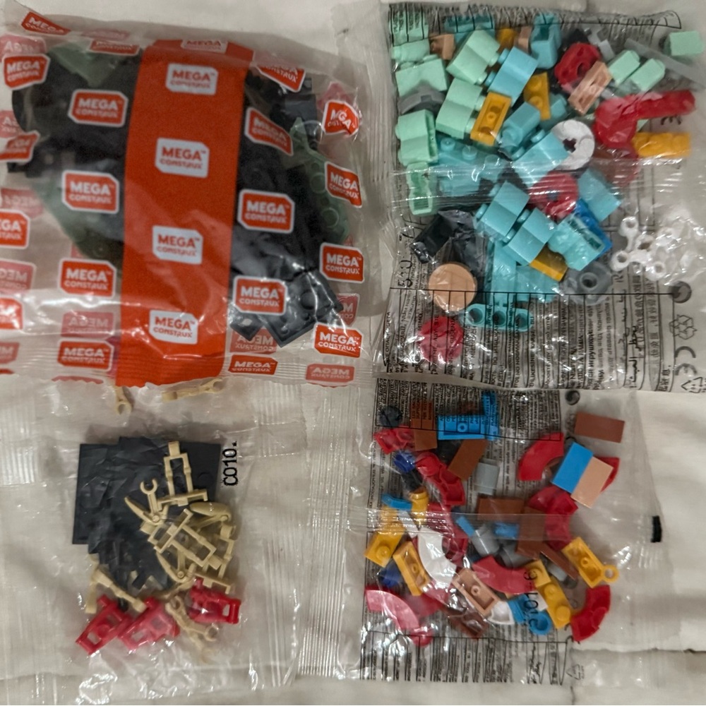 Mega Building Blocks Set bags